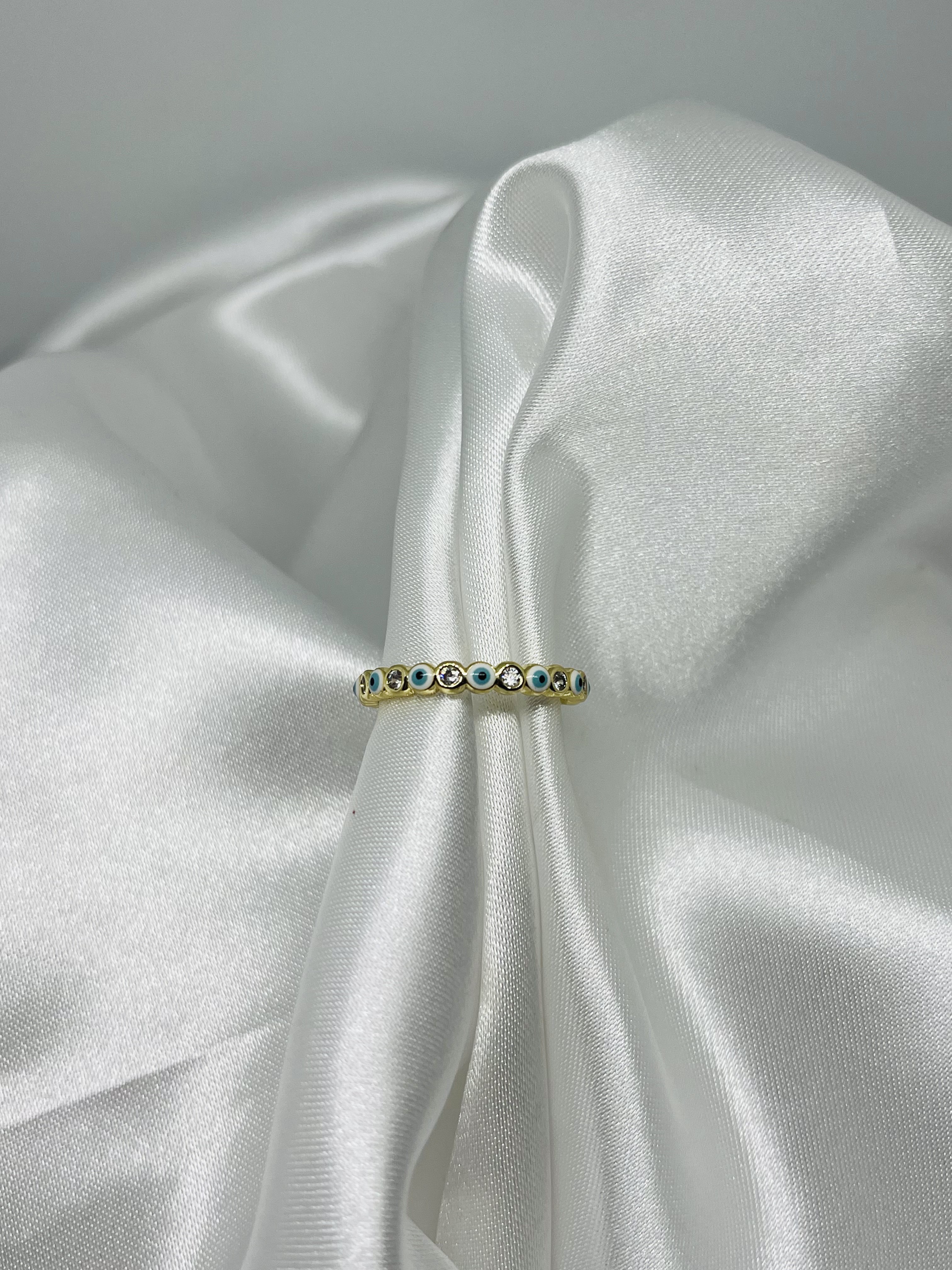 anillo ojos turcos