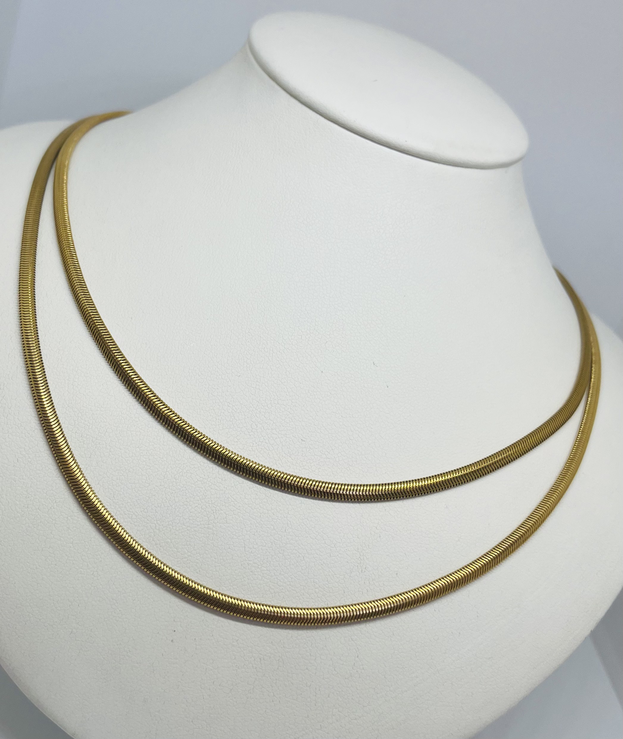 Cadena planchada doble