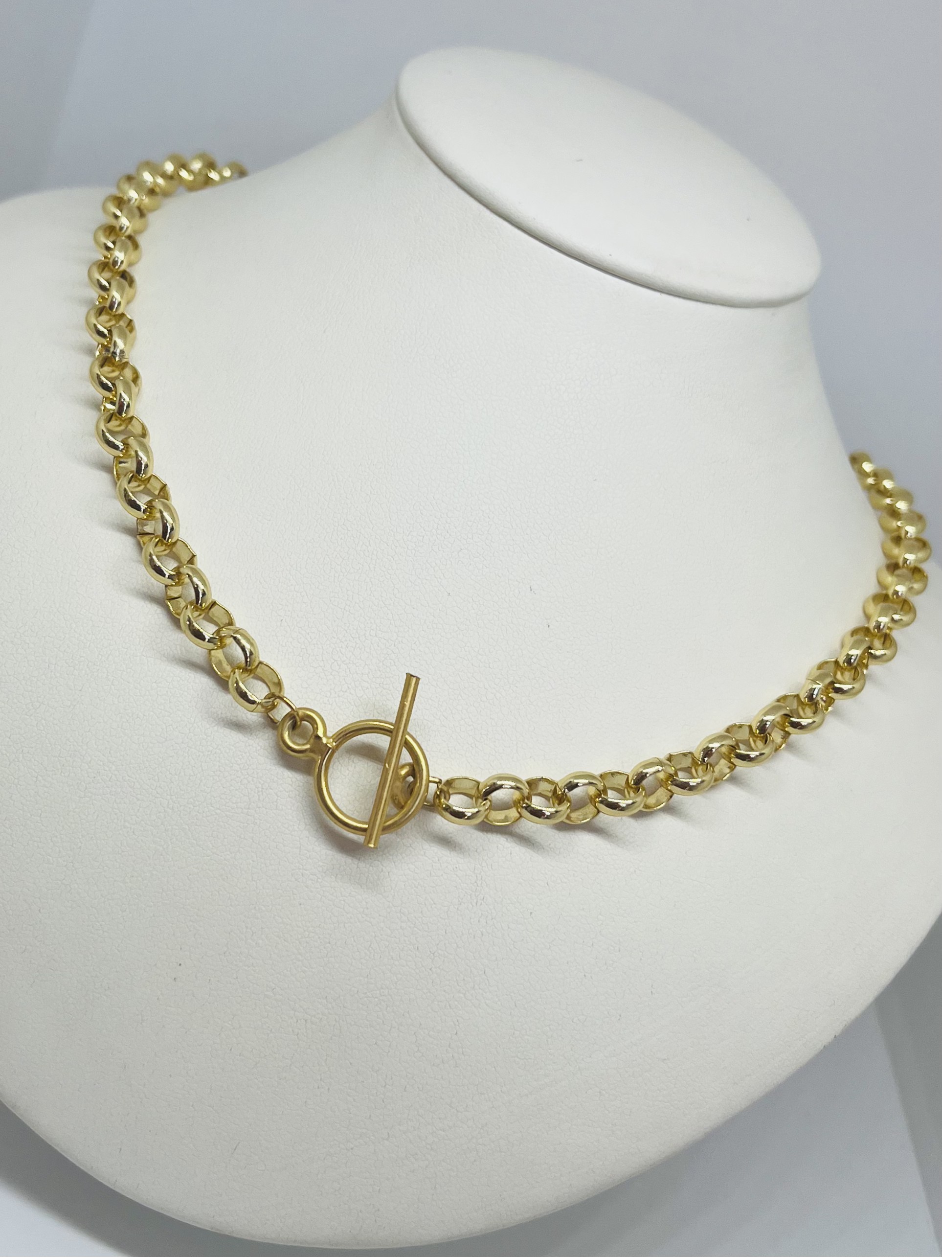 Cadena de eslabón redondo