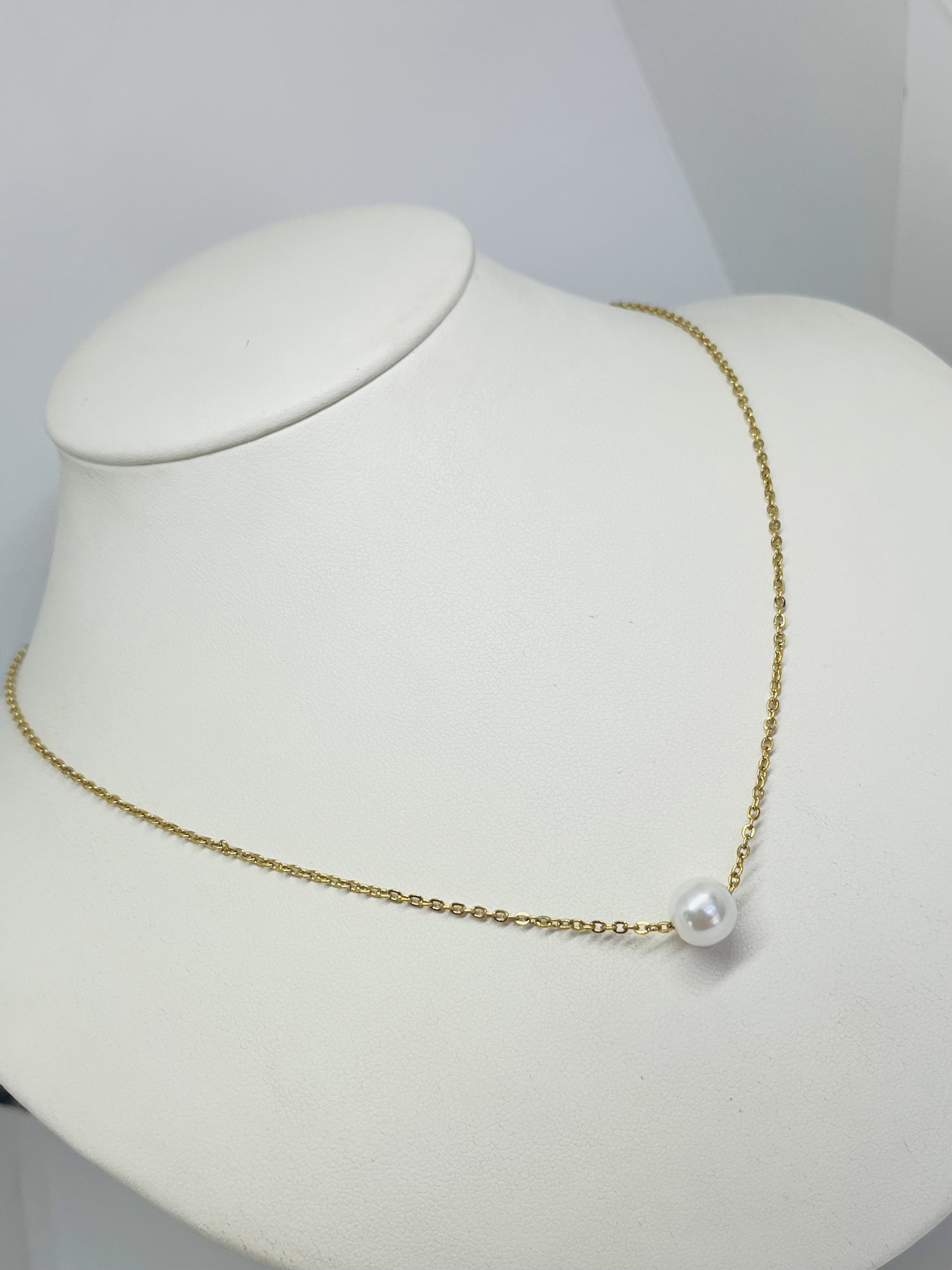 collar con perla